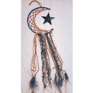 Moon & star dreamcatcher